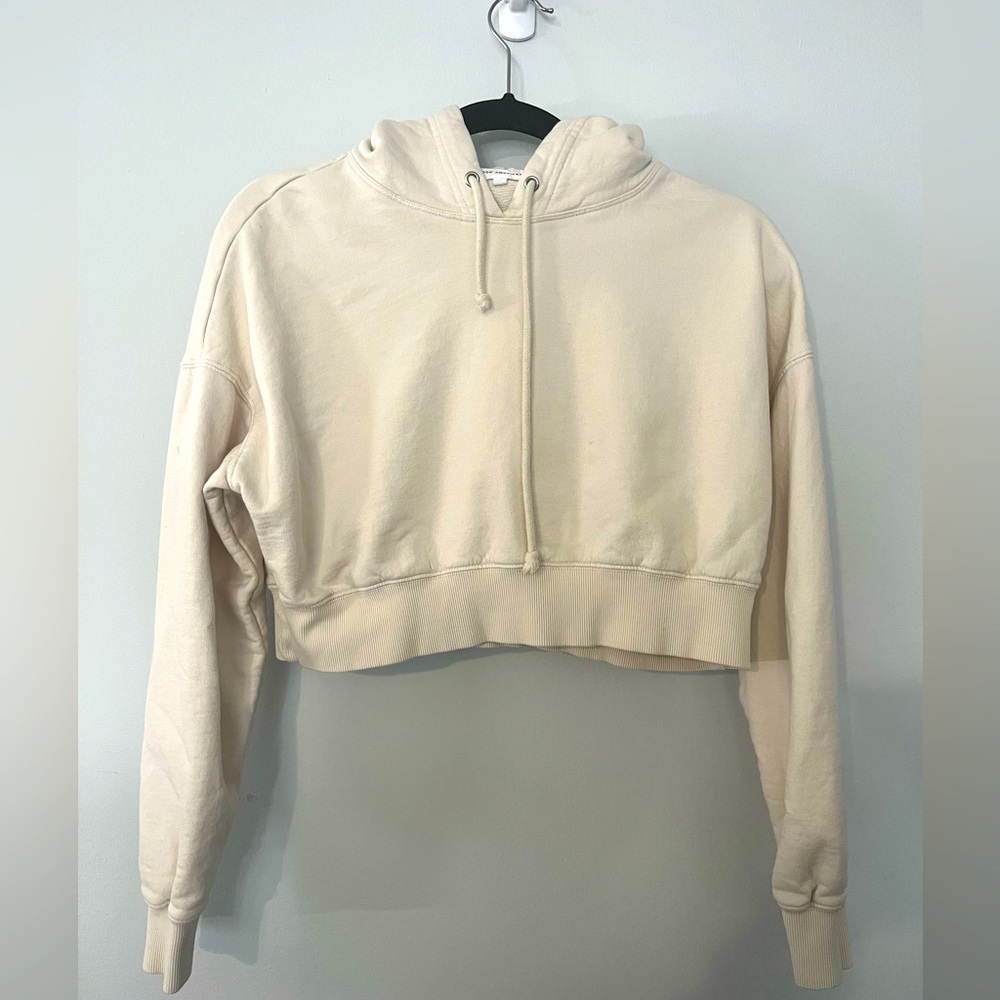 Good American Size 0 XS‎ Cropped Hoodie